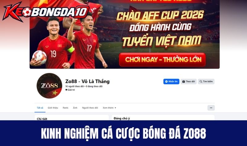 kinh nghiem cuoc bong da zo88 Kinh nghiệm cá cược bóng đá Zo88