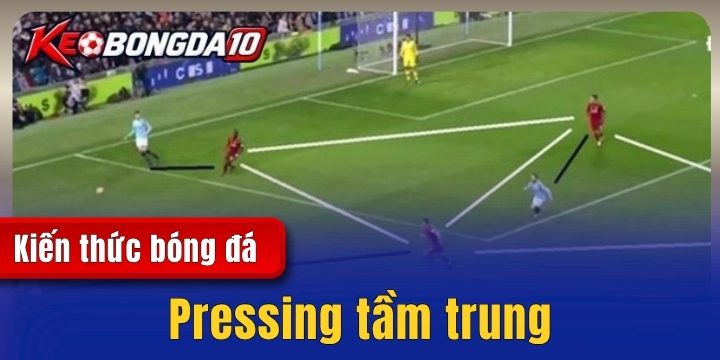 Pressing tầm trung - Giải thích thuật ngữ trong bóng đá 