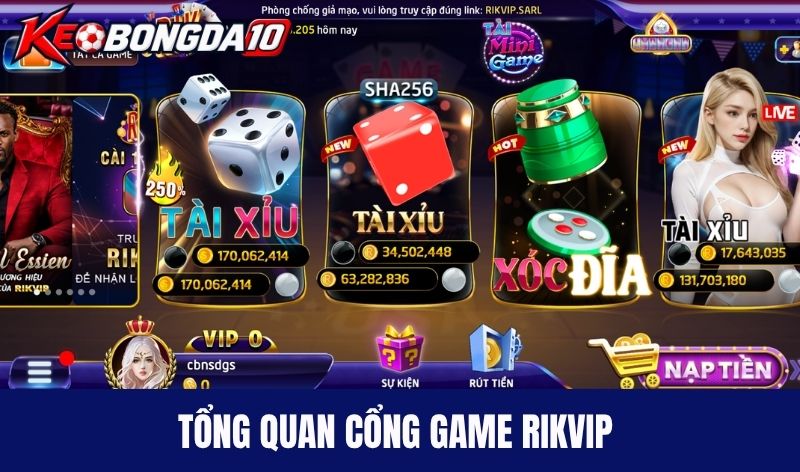 tong quan rikvip Tổng quan về cổng game đổi thưởng Rikvip